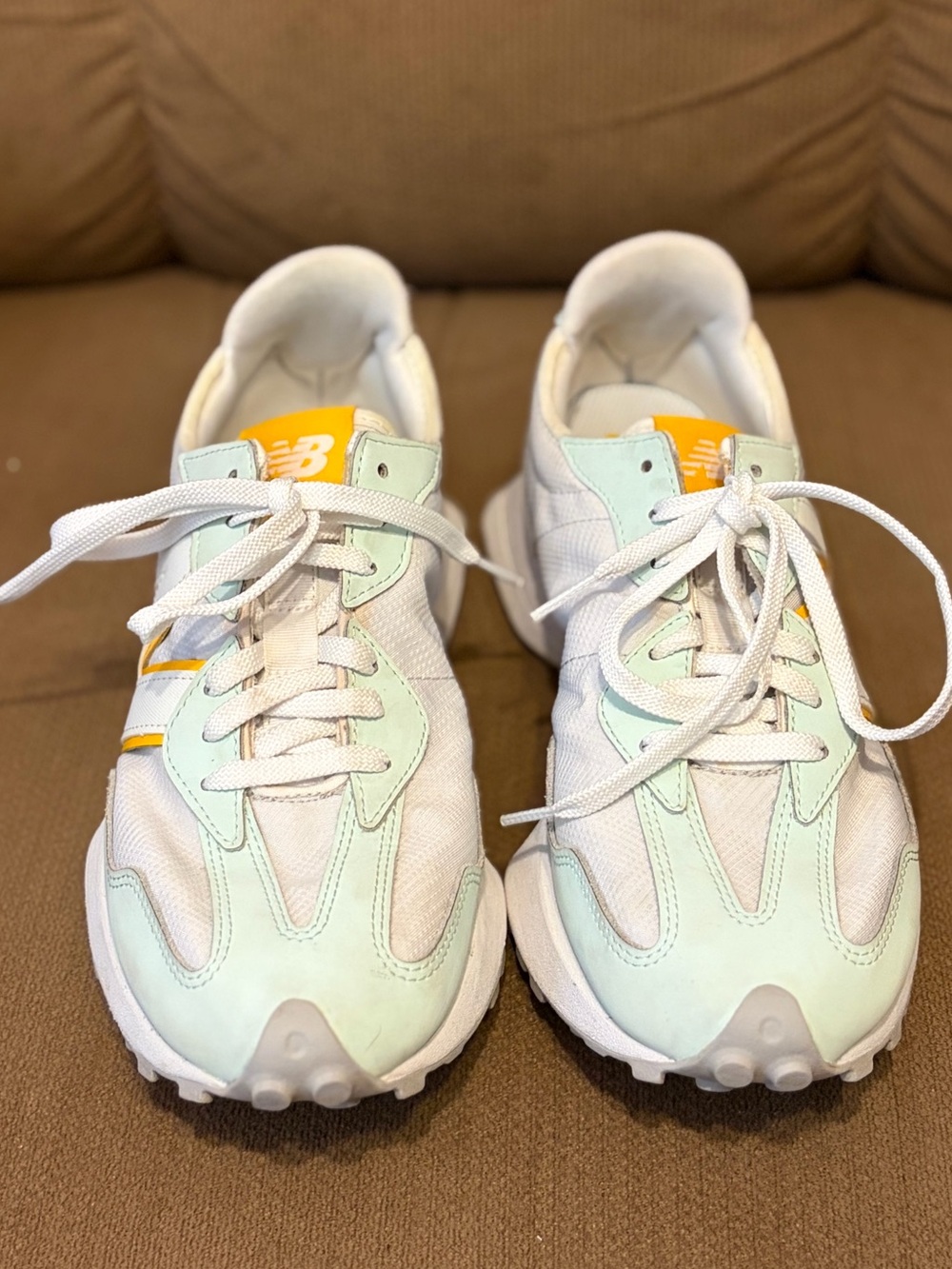 New Balance Women's 327 Summer Fog/Light Surf